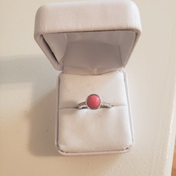 Pink Candy Dot Ring - Picture 1 of 3